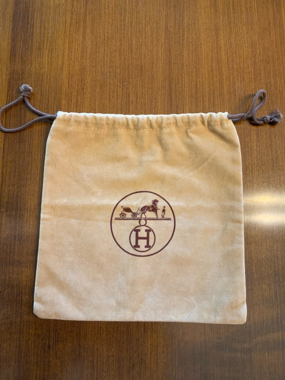 Hermes Dust Bag 8.5” x 8.5”